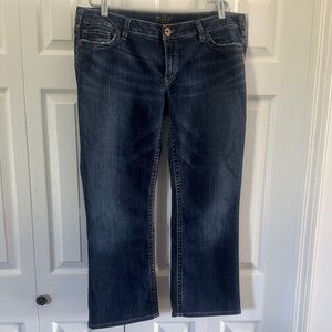 Silver Jeans Dark Blue Boot Cut Women Jeans